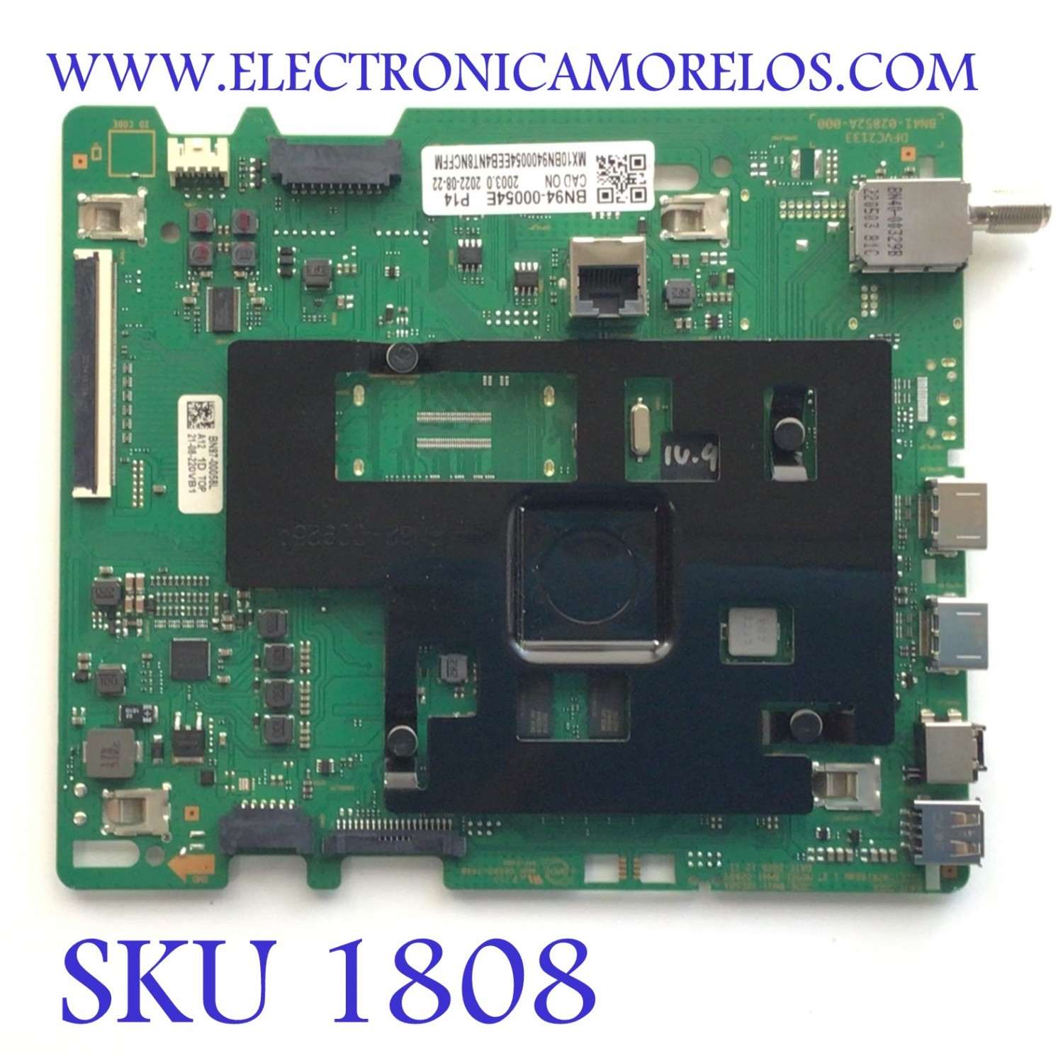 MAIN PARA TV SAMSUNG 4K·UHD·HDR / NUMERO DE PARTE BN94-00054E / BN41-02852A / BN97-00058L / BN9400054E / BN41-02852A-000 / PANEL CY-BT075HGSV1H / DISPLAY JR745R3HA4K / BN96-51821A / BN9651821A / MODELOS UN75TU700DFXZA UB38 / UN75TU7000BXZA UB36